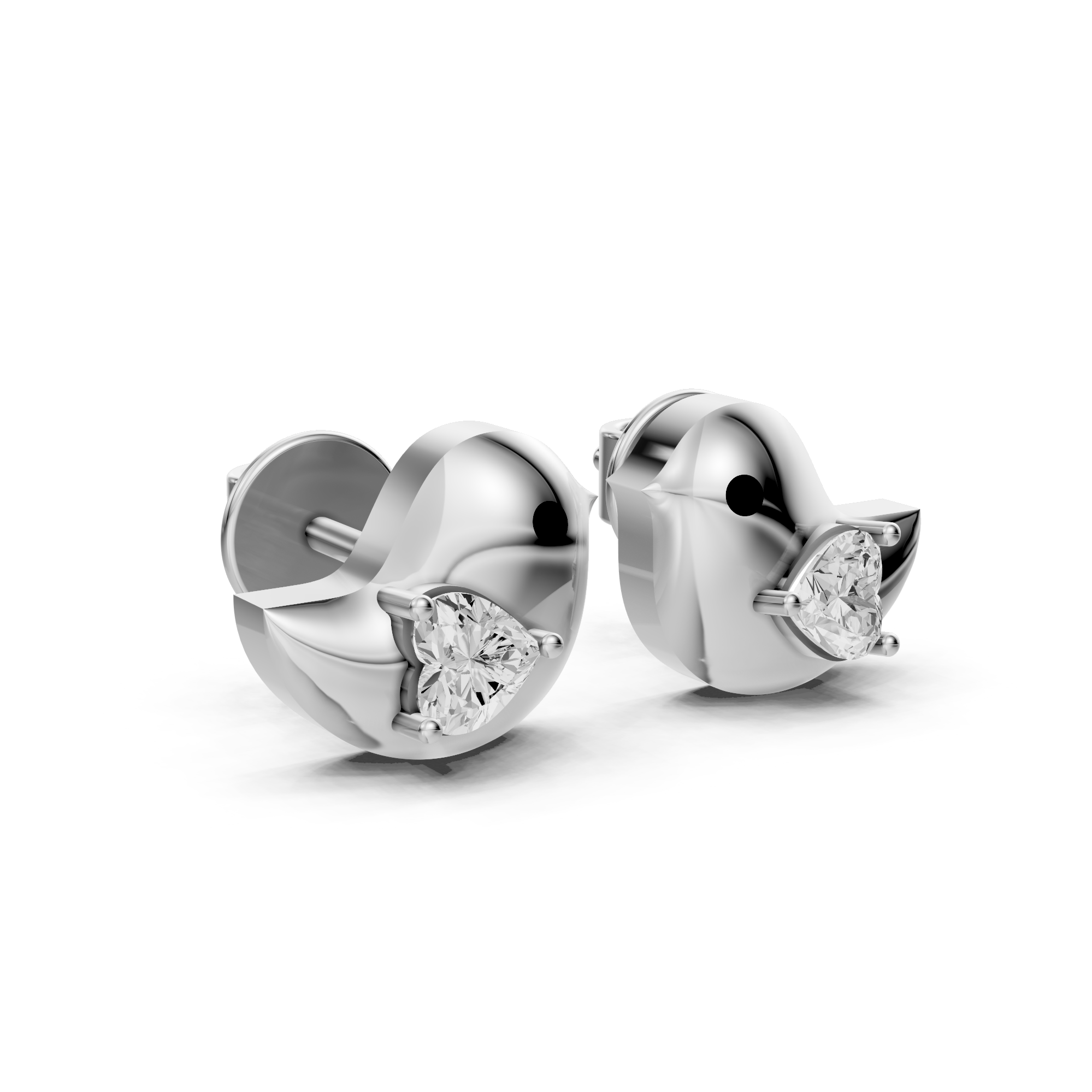 Songbird Diamond Studs 1