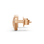 Celeste Cluster Heart Studs