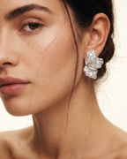 Diamond Petal Earrings