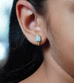 Diamond Scoop Studs