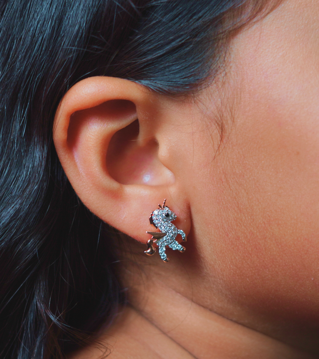Astra Unicorn Studs