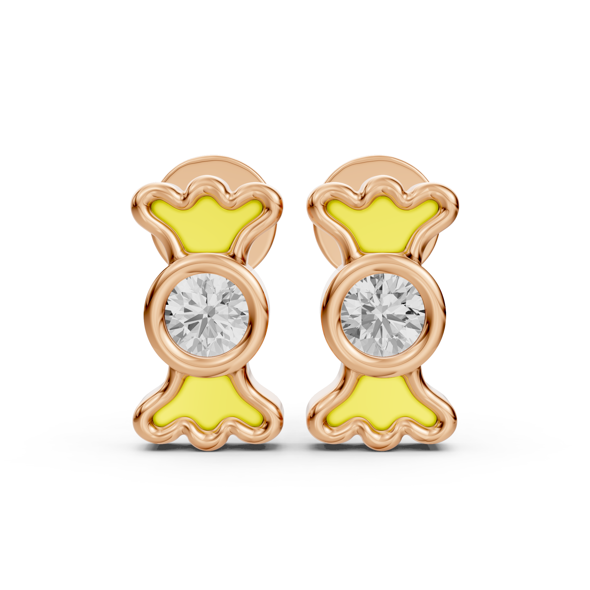Candy Pop Diamond Studs
