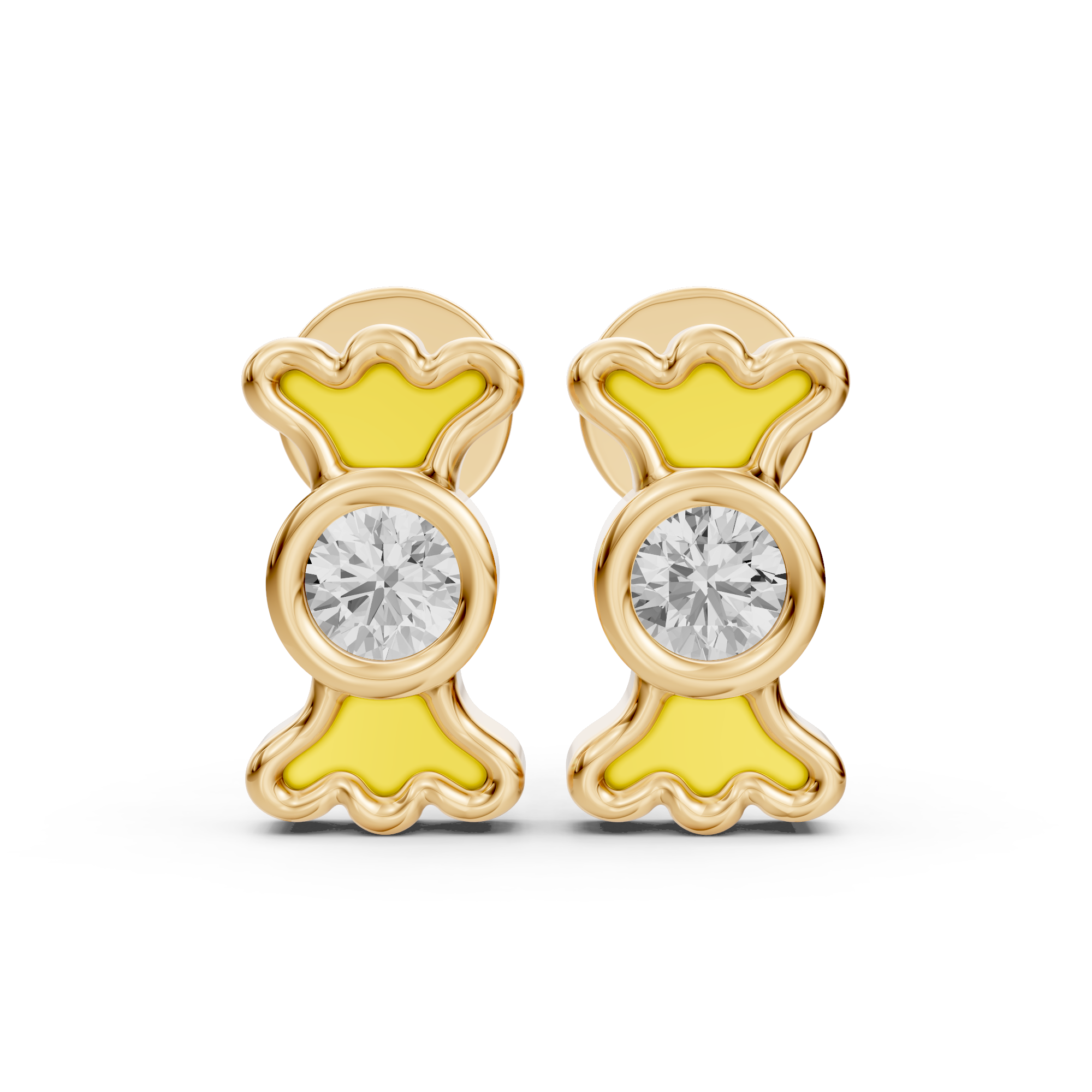 Candy Pop Diamond Studs