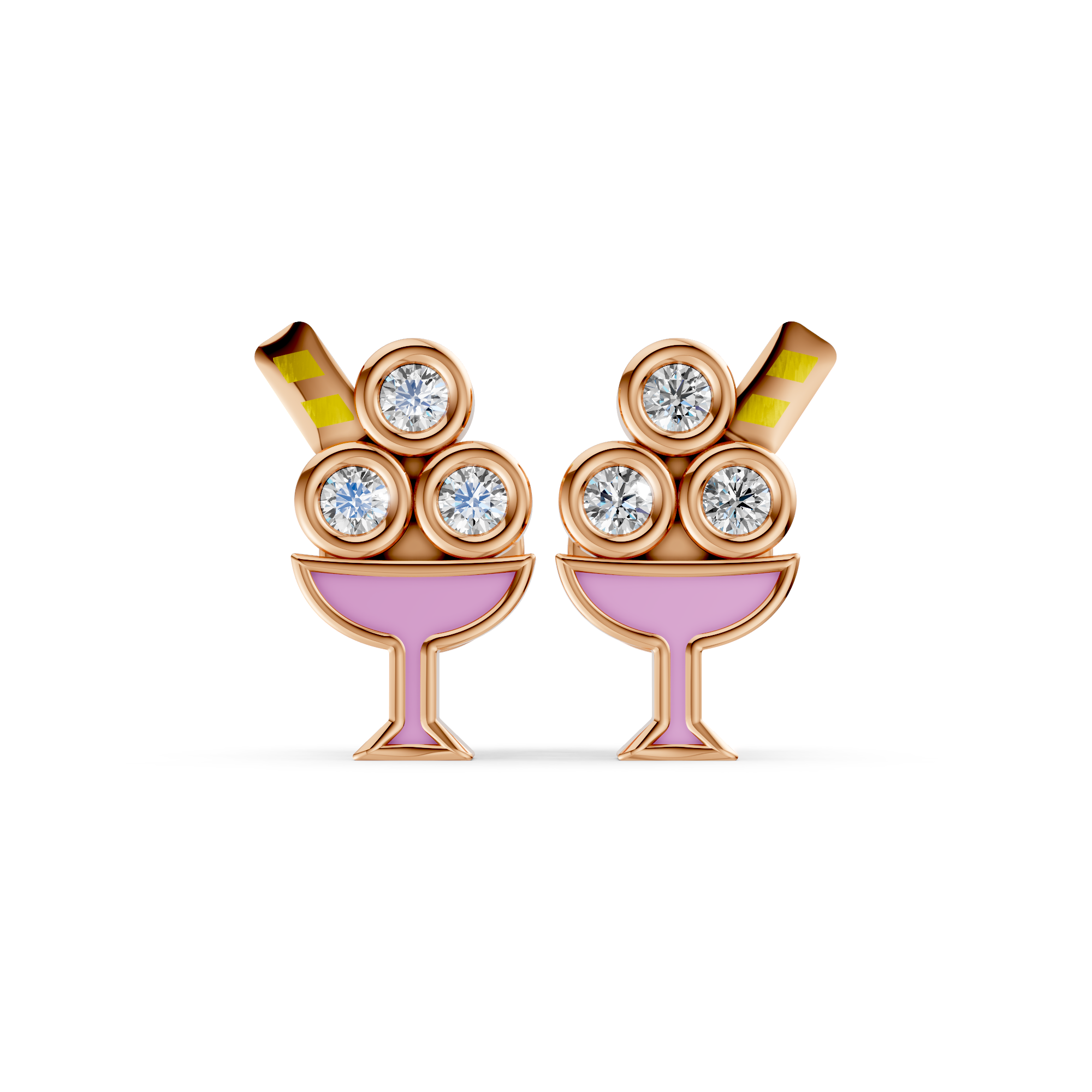 Sip & Sparkle Studs