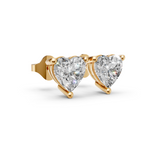 Amour Heart Diamond Studs