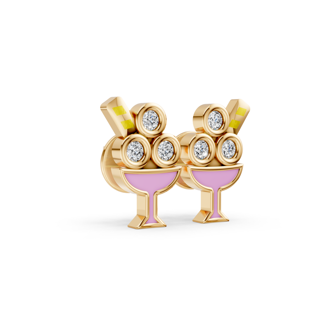 Sip & Sparkle Studs