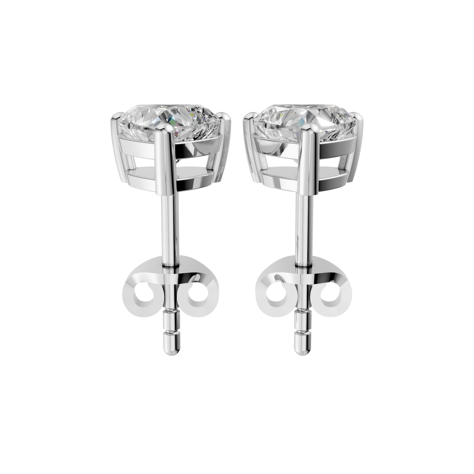 Amour Heart Diamond Studs