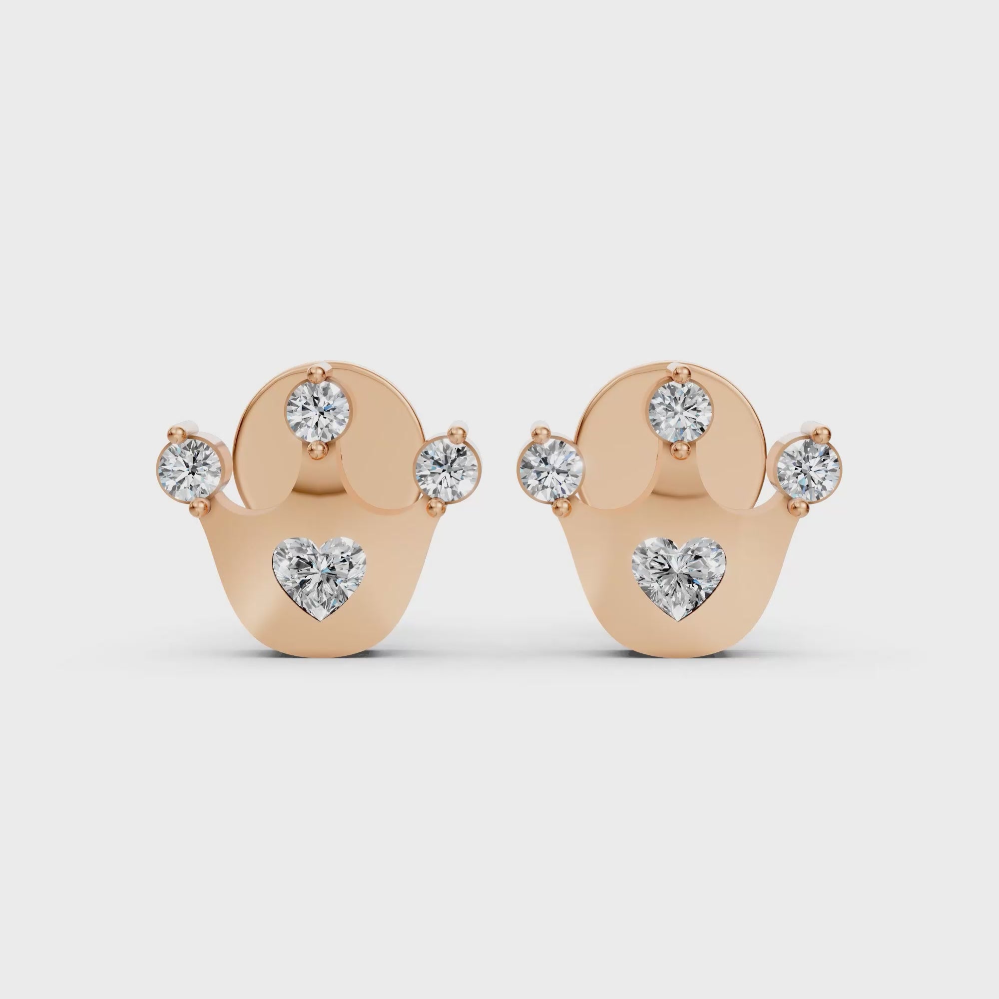 Queen’s Crown Studs