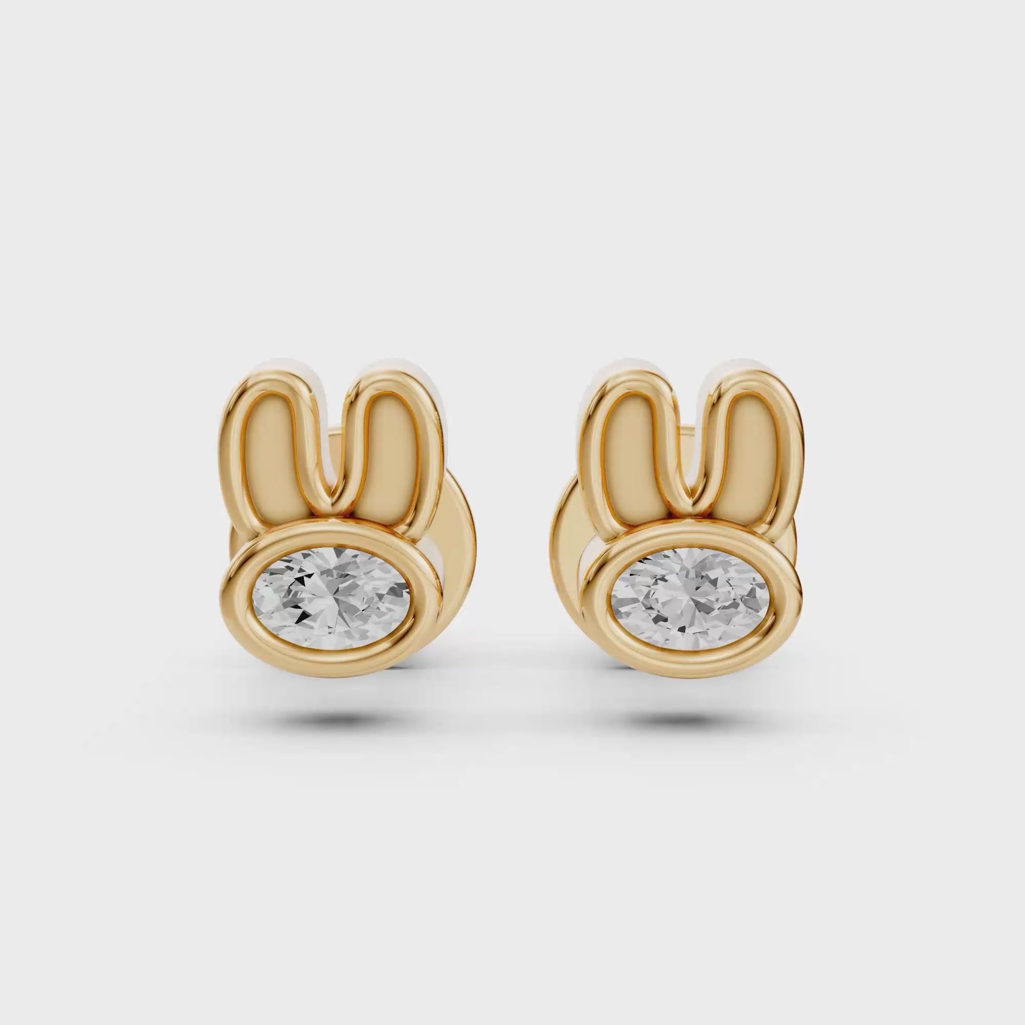 Bunny Spark Diamond Studs