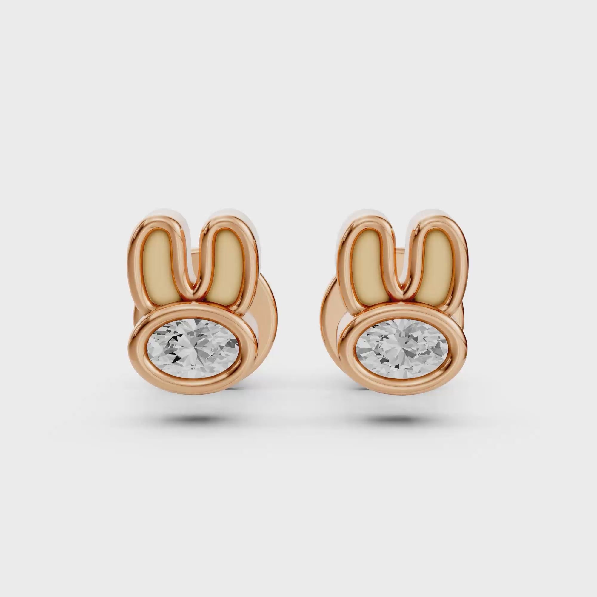 Bunny Spark Diamond Studs