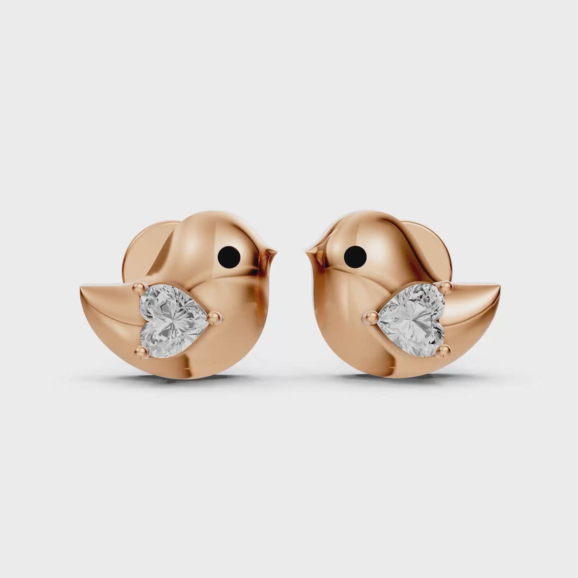 Songbird Diamond Studs 1
