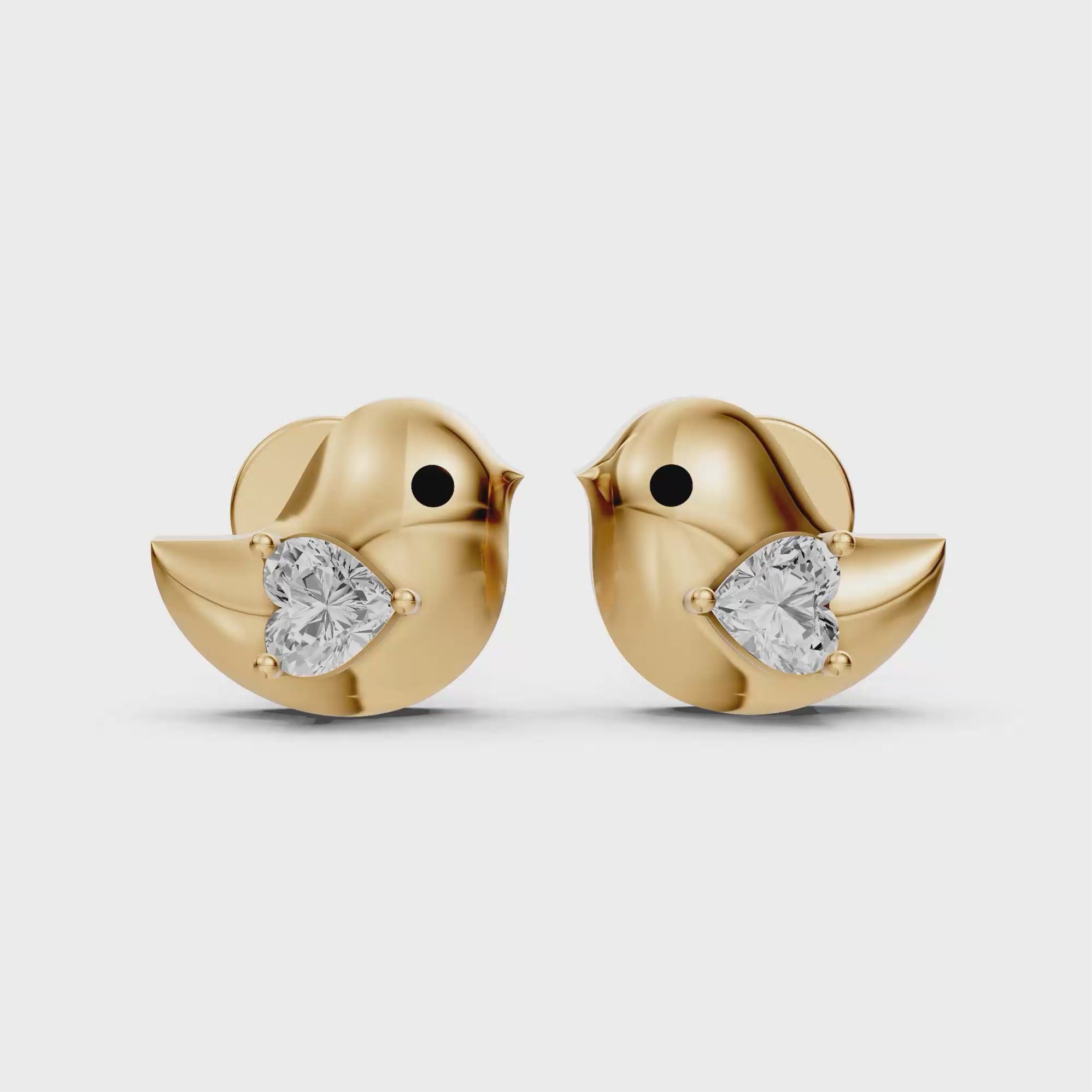 Songbird Diamond Studs 1