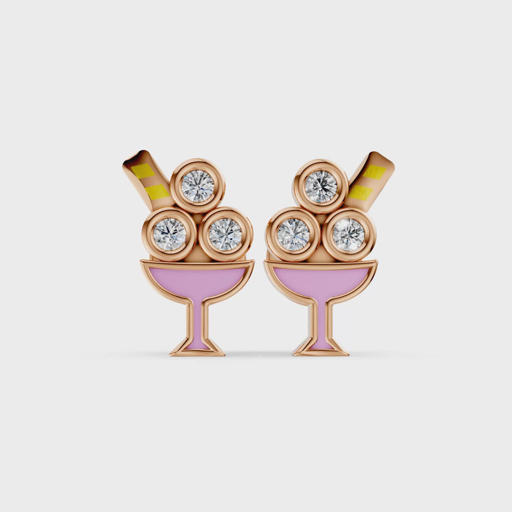 Sip & Sparkle Studs