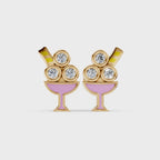 Sip & Sparkle Studs
