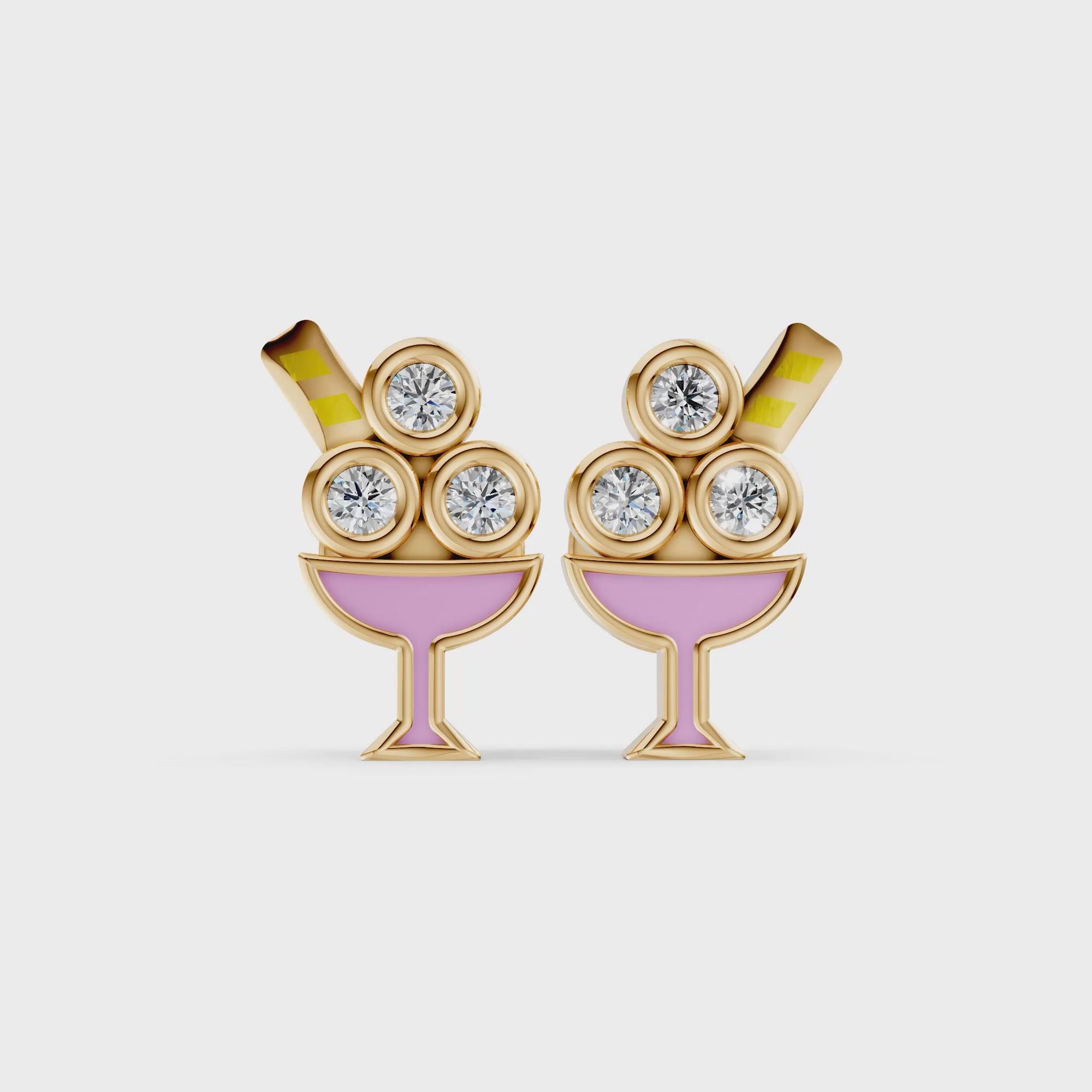 Sip & Sparkle Studs