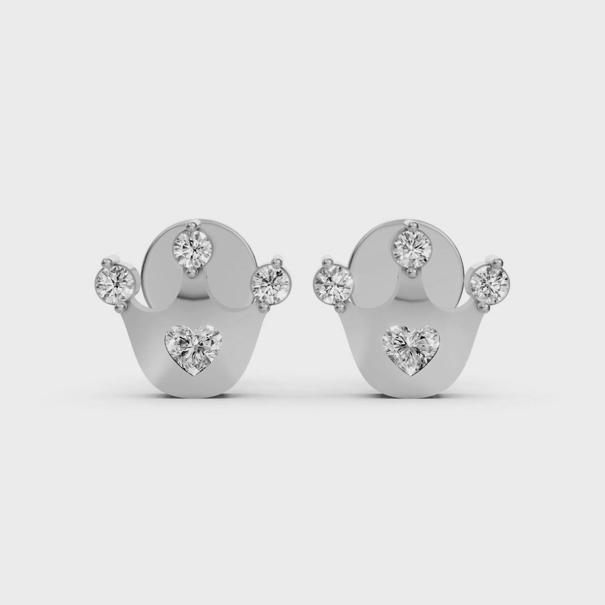 Queen’s Crown Studs